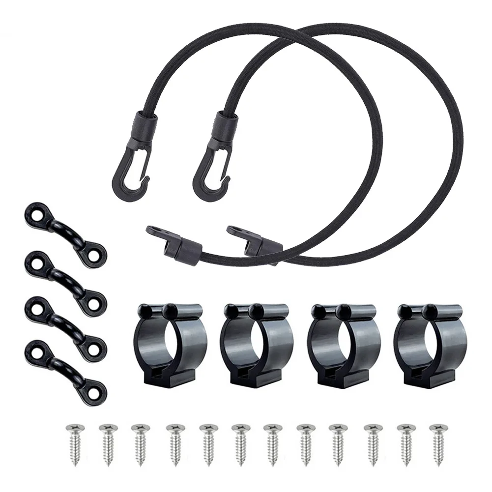 Kayak Canoe Paddle Fishing Rod Holder Fixer Strap Tie Shock Rope Pole Clip Clamp Non-slip Stretch Nylon Ropes Fishing Boat Tool
Kayak Canoe Paddle Fishing Rod Holder Fixer Strap Tie Shock Rope Pole Clip Clamp Non-slip Stretch Nylon Ropes Fishing Boat Tool
