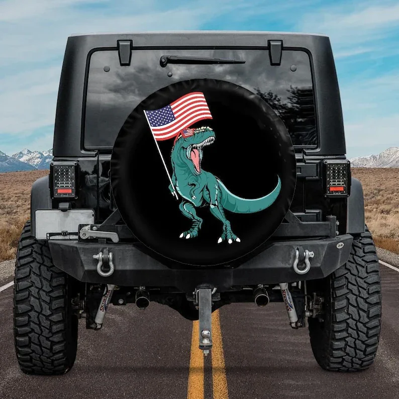 Крышка запасной шины, крышка шины TRex Jeep, крышка шины резервной камеры, крышка шины американского флага T Rex, аксессуары для Jeep, 4 июля
Крышка запасной шины, крышка шины TRex Jeep, крышка шины резервной камеры, крышка шины американского флага T Rex, аксессуары для Jeep, 4 июля