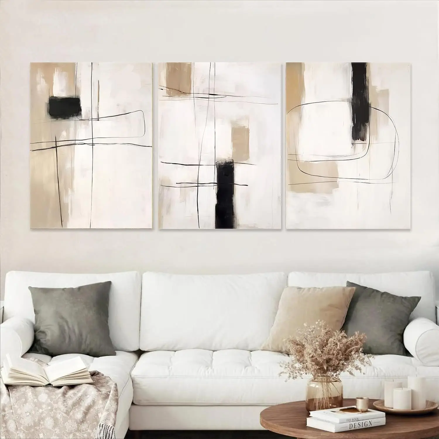 Набор из 3 настенных украшений Caiartlove, современные абстрактные картины, холст
Набор из 3 настенных украшений Caiartlove, современные абстрактные картины, холст