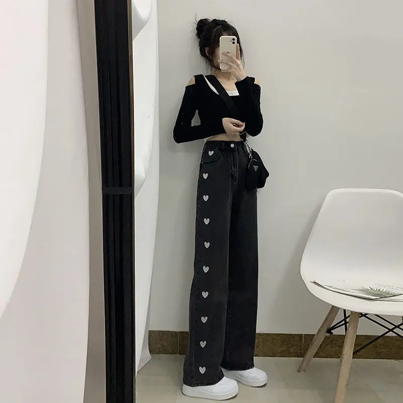 Women’s Jeans Black High Waist Baggy Wide Leg Pants 2022 Korean Fashion Slouchy Streetwear Denim Trousers Y2k Vintage Clothes
Women’s Jeans Black High Waist Baggy Wide Leg Pants 2022 Korean Fashion Slouchy Streetwear Denim Trousers Y2k Vintage Clothes