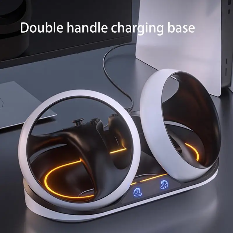 For PS5 VR2 Handle Charging Dock Station With Indicator Dual Fast Charger For Sony PS VR 2 Wireless Controller Charging Base
For PS5 VR2 Handle Charging Dock Station With Indicator Dual Fast Charger For Sony PS VR 2 Wireless Controller Charging Base