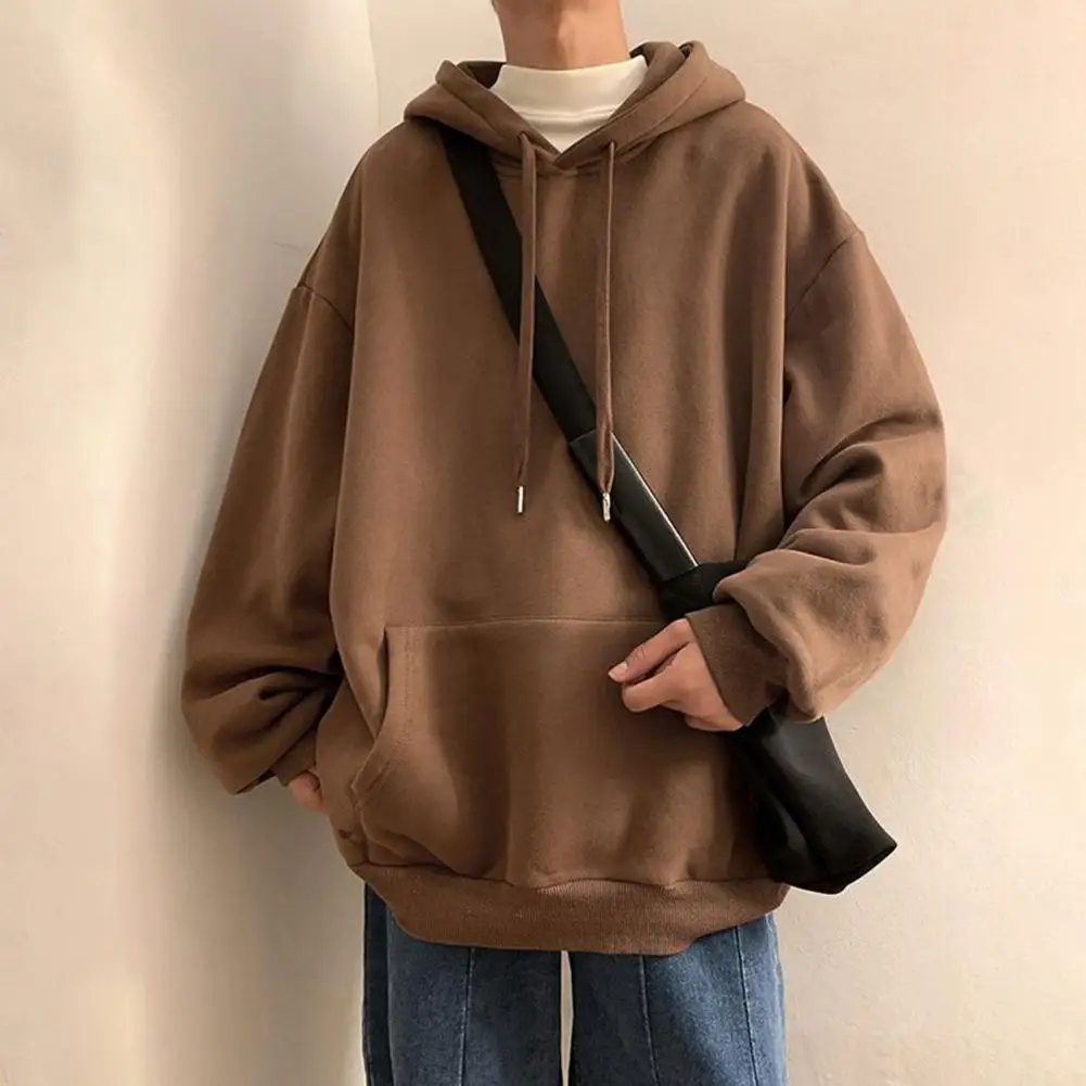 Men Loose Hoodie Stylish Men's Winter Hoodie Loose Fit Soft Warm Pullover with Big Patch Pocket Elastic Cuff Plus Size
Men Loose Hoodie Stylish Men's Winter Hoodie Loose Fit Soft Warm Pullover with Big Patch Pocket Elastic Cuff Plus Size