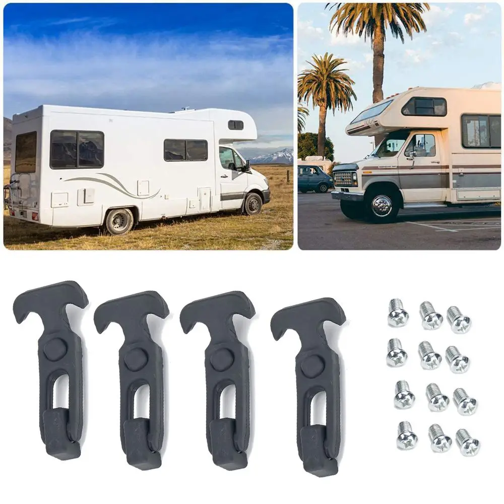 4Pcs/Set Draw Latch Cooler Latch Rubber Flexible T-Handle Hasp For RV Marine 
4Pcs/Set Draw Latch Cooler Latch Rubber Flexible T-Handle Hasp For RV Marine