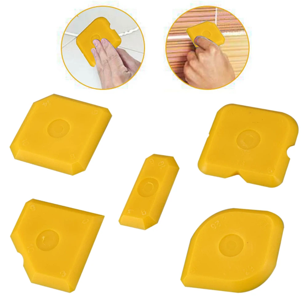 Plumbing Fixtures 5pcs Silicone Sealant Tool Thermoplastic Rubber Yellow Spreader Finish Kit Caulk Tile Grout Applicator Sets
Plumbing Fixtures 5pcs Silicone Sealant Tool Thermoplastic Rubber Yellow Spreader Finish Kit Caulk Tile Grout Applicator Sets