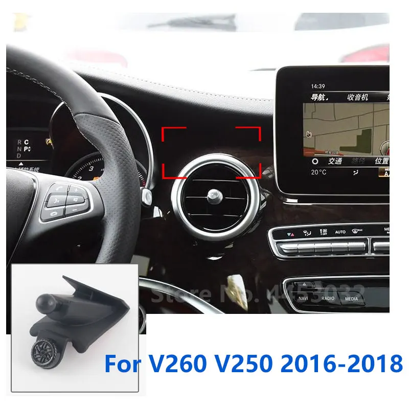 Car Phone Holder Mounts Special For Mercedes Benz V250 W447 V260 GPS Supporting Fixed Bracket Base 17mm Accessories 2016-2018 
Car Phone Holder Mounts Special For Mercedes Benz V250 W447 V260 GPS Supporting Fixed Bracket Base 17mm Accessories 2016-2018