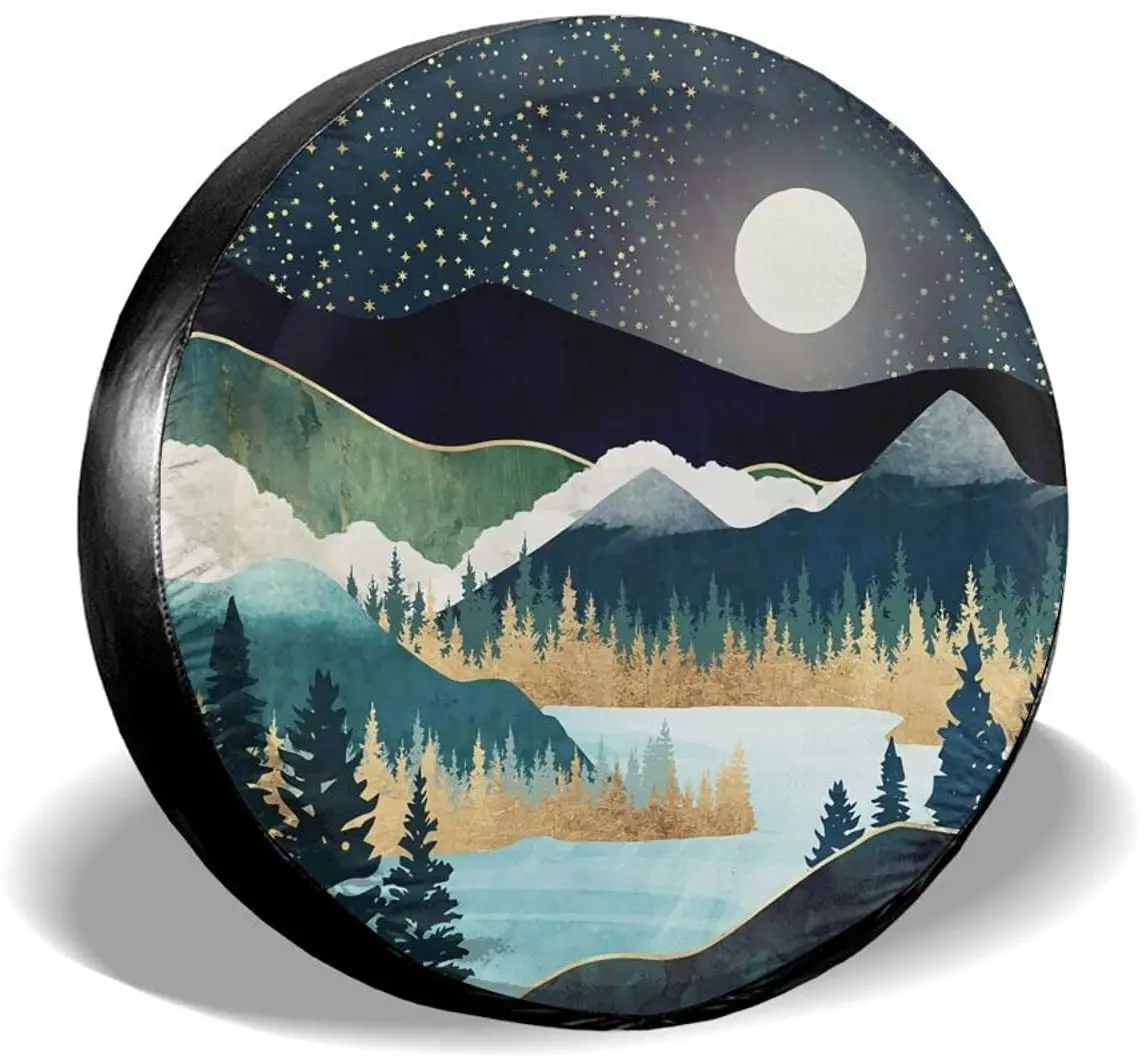 cozipink Abstract Mountains Deer Lake Landscape Spare Tire Cover Wheel Protectors Weatherproof Wheel Covers Universal Fit for Tr
cozipink Abstract Mountains Deer Lake Landscape Spare Tire Cover Wheel Protectors Weatherproof Wheel Covers Universal Fit for Tr