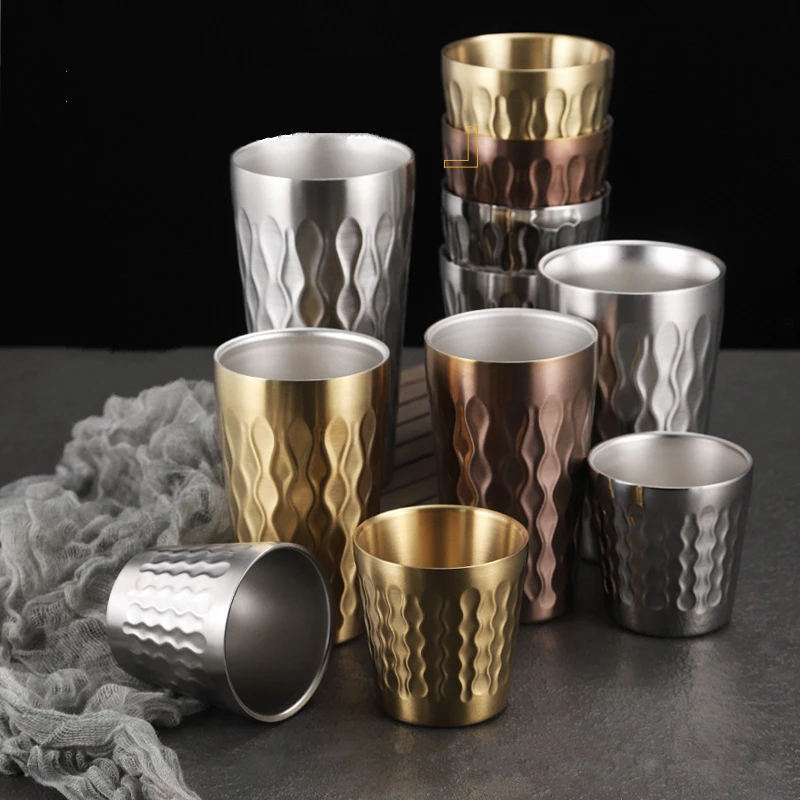 Creative Pattern Double Layer Beer Mugs Thicken Stainless Steel Coffee Water Drinks Tea Cups Home Kitchen Drinkware Tumbler
Creative Pattern Double Layer Beer Mugs Thicken Stainless Steel Coffee Water Drinks Tea Cups Home Kitchen Drinkware Tumbler