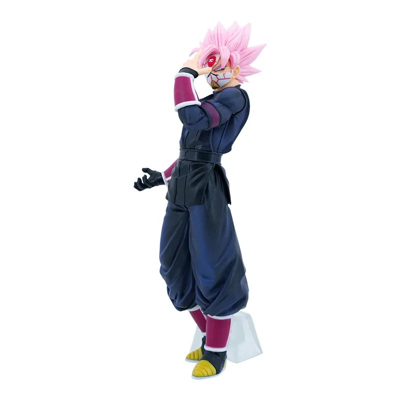 25CM Dragon Ball Super Saiyan with mask Pink Goku Action Figurines Anime Figures Collection Comics Statue Ornament Toy
25CM Dragon Ball Super Saiyan with mask Pink Goku Action Figurines Anime Figures Collection Comics Statue Ornament Toy