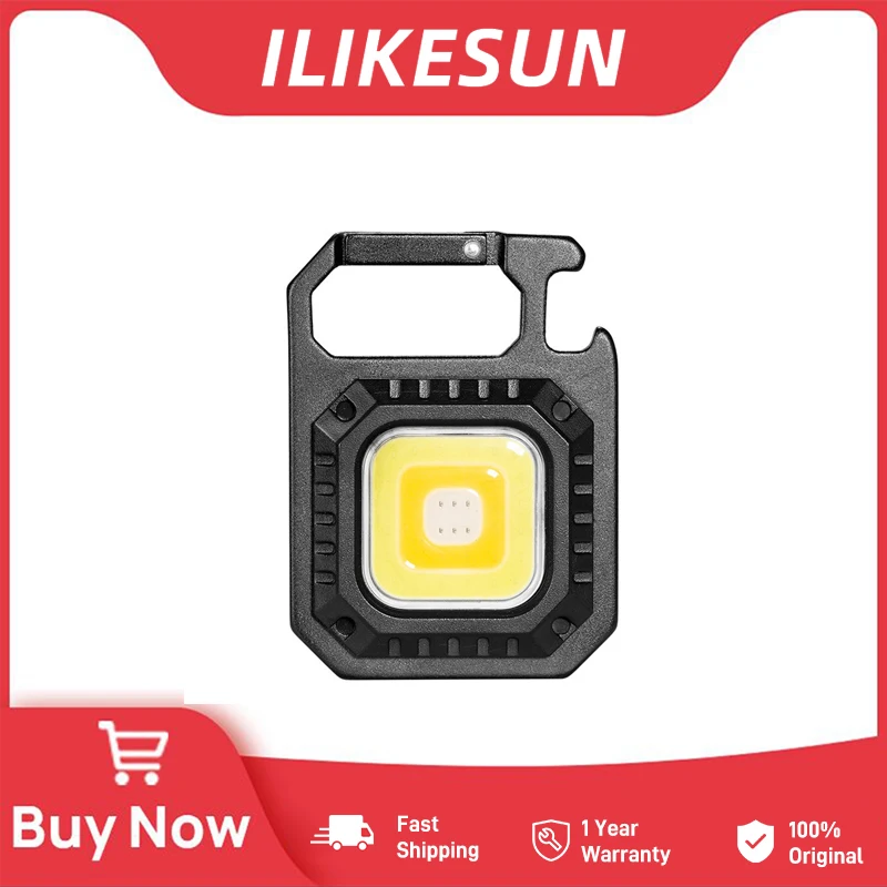ILIKESUN Mini Flashlight Work Light Portable COB Pocket Torch Keychains USB Rechargeable Outdoor Camping Lamp with Corkscrew
ILIKESUN Mini Flashlight Work Light Portable COB Pocket Torch Keychains USB Rechargeable Outdoor Camping Lamp with Corkscrew
