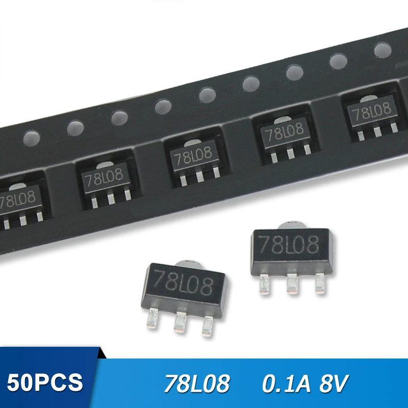 50Pcs 78L08 SOT-89 Spannung Regler 0,1 EINE 8V Transistors Original SMD Transistors DIY Electronic Components Kit Transistor Kit
50Pcs 78L08 SOT-89 Spannung Regler 0,1 EINE 8V Transistors Original SMD Transistors DIY Electronic Components Kit Transistor Kit