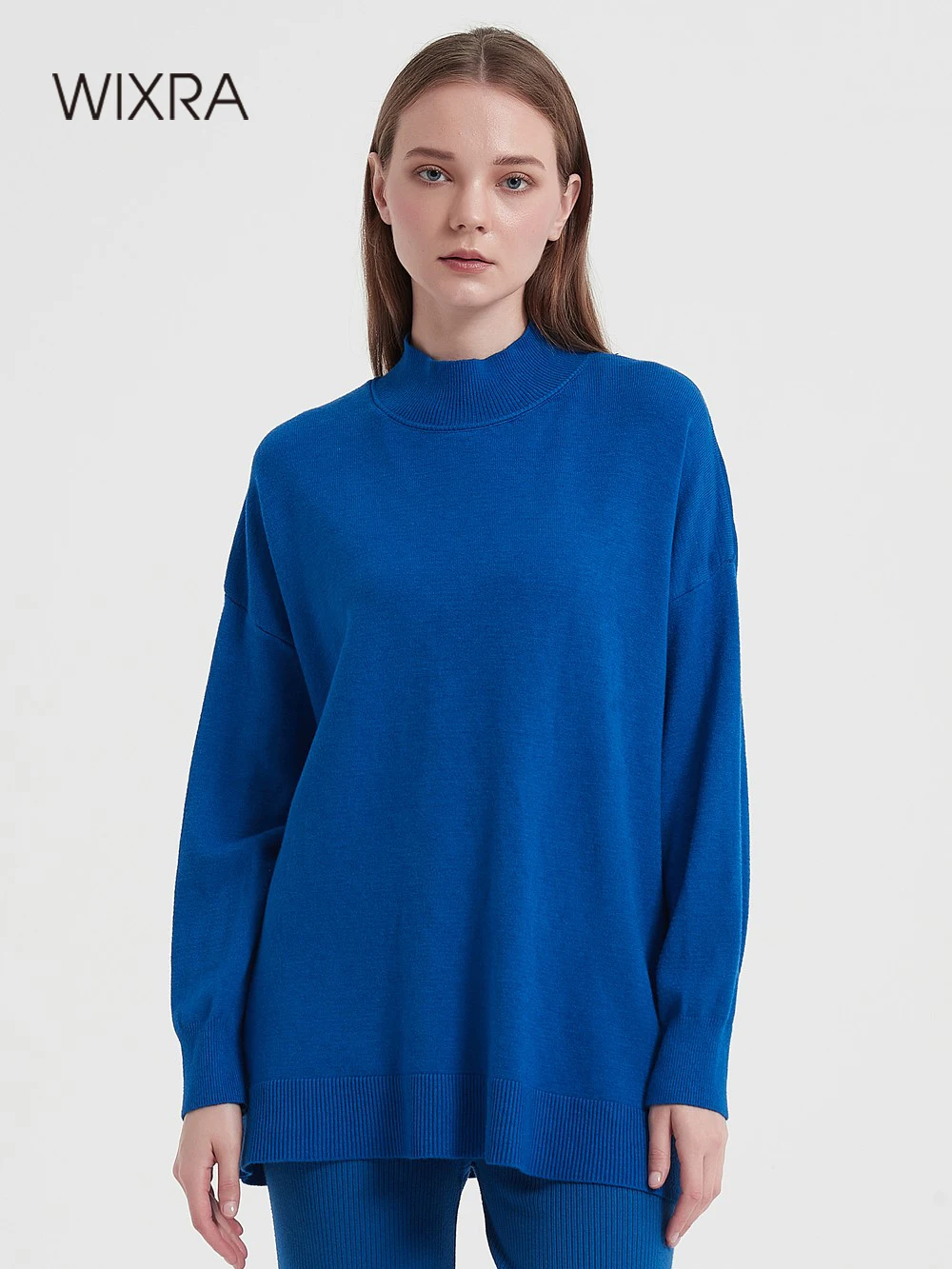 Sweater Soft Jumper Half High Collar Tops Pullover Casual Basic Women Long Sleeve Bright Color Loose Clothing
Sweater Soft Jumper Half High Collar Tops Pullover Casual Basic Women Long Sleeve Bright Color Loose Clothing