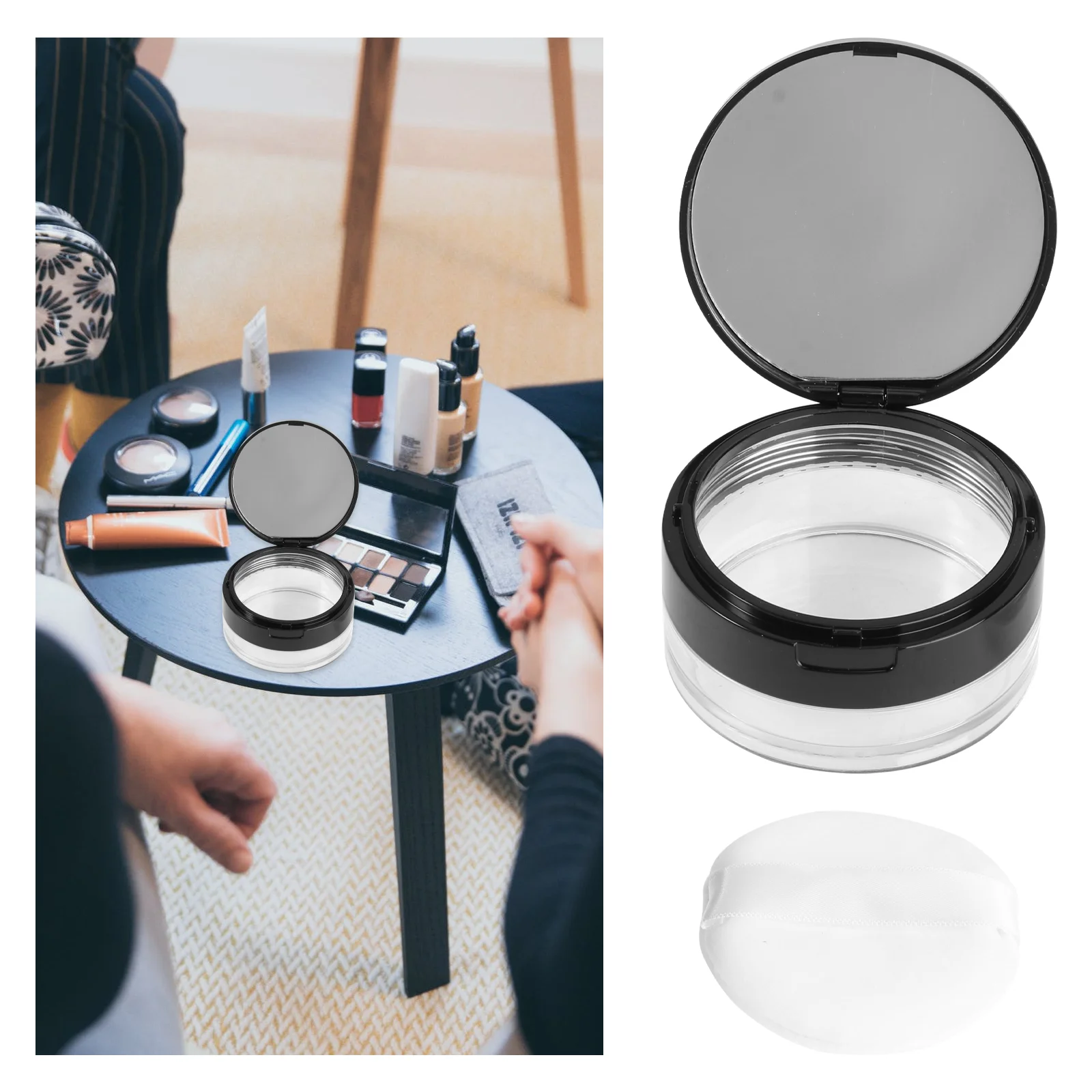 Powder Case Puff Empty Container Loose Makeup Boxjars Holdercontainers Travel Refillable Round Storage Face Sifter Lids Compact
Powder Case Puff Empty Container Loose Makeup Boxjars Holdercontainers Travel Refillable Round Storage Face Sifter Lids Compact