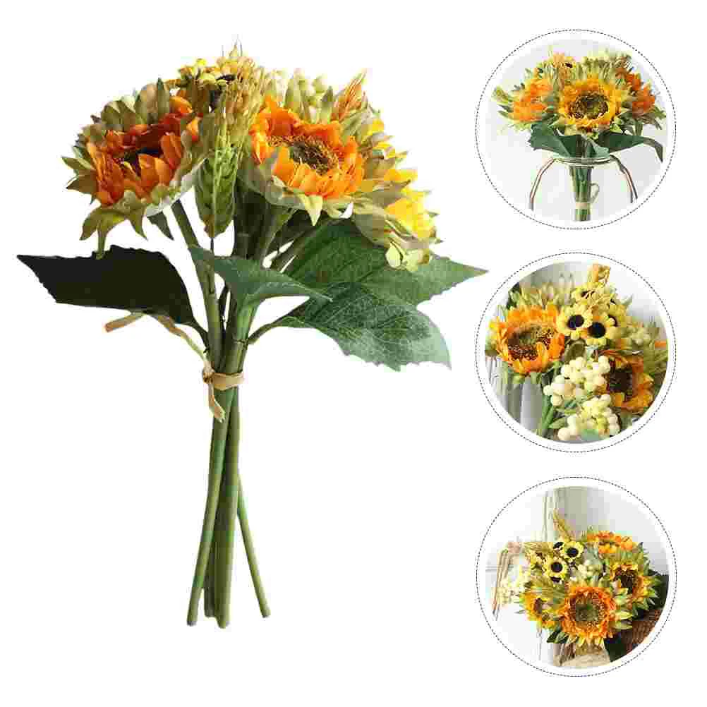 Sunflower Sunflowers Flower Fake Yellow Miniature Table Centerpieces Christmas Dried Faux Synthetic Bridal Flowers Holding Silk
Sunflower Sunflowers Flower Fake Yellow Miniature Table Centerpieces Christmas Dried Faux Synthetic Bridal Flowers Holding Silk