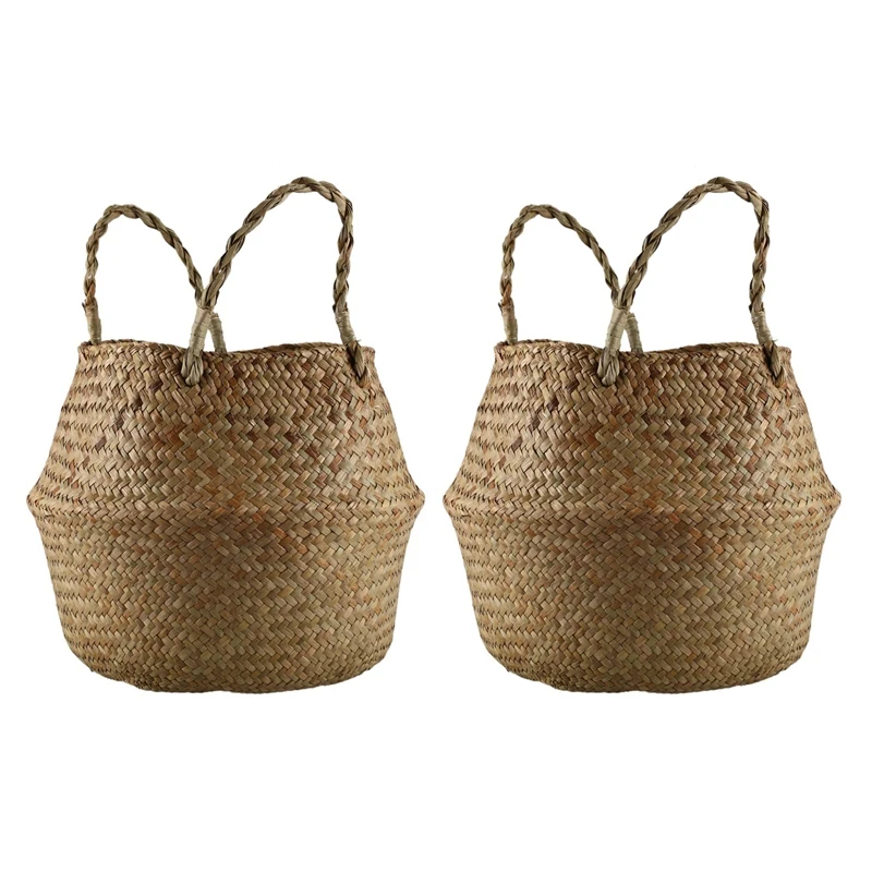 Складной Подвесной цветочный горшок из искусственного ротанга, 2 шт. 
Складной Подвесной цветочный горшок из искусственного ротанга, 2 шт.