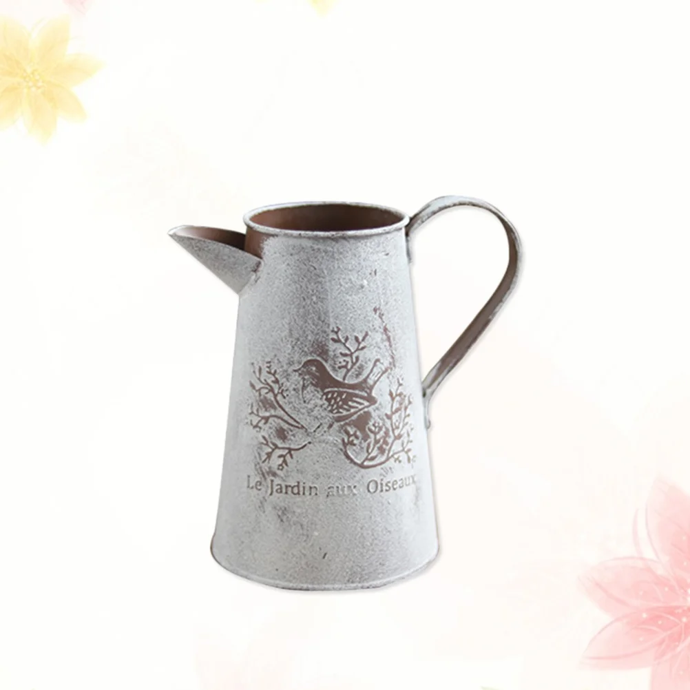 Flower Bucket Vase Metal Pot Planter Jug Iron Tin Farmhouse Galvanized Can Frenchvintage Watering Pitcher Rustic Holdershabby
Flower Bucket Vase Metal Pot Planter Jug Iron Tin Farmhouse Galvanized Can Frenchvintage Watering Pitcher Rustic Holdershabby