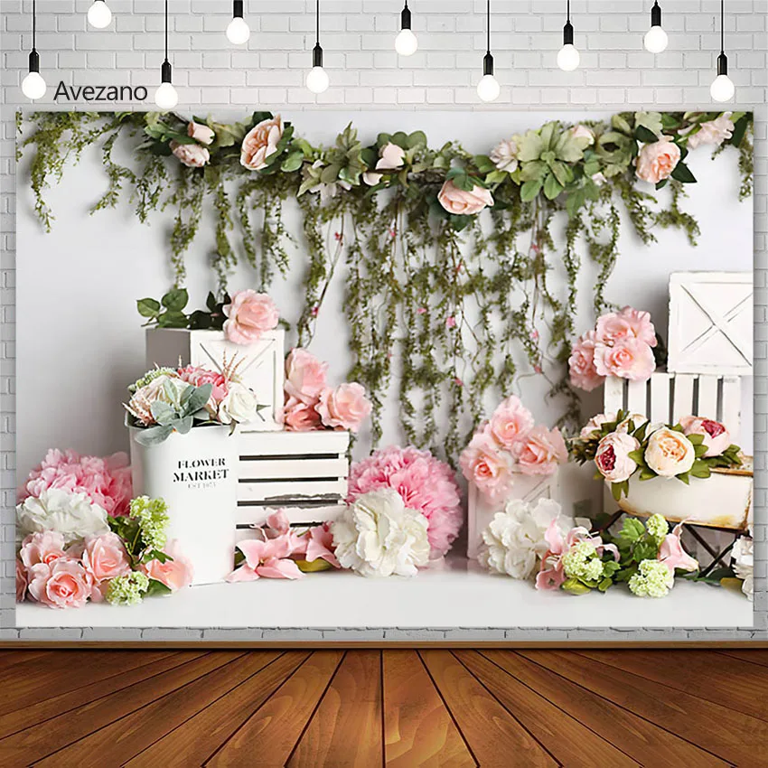 Avezano Spring Photography Background Pink Flowers Girl 1st Birthday Portrait Decor Cake Smash Backdrops For Photo Studio Props
Avezano Spring Photography Background Pink Flowers Girl 1st Birthday Portrait Decor Cake Smash Backdrops For Photo Studio Props