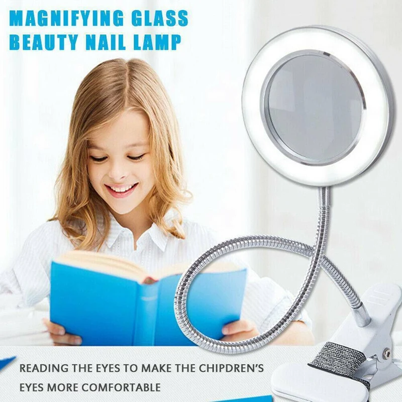Desk Table Top 8X Magnifying Glass Beauty Nail Salon Tattoo Magnifier Lamp Light
Desk Table Top 8X Magnifying Glass Beauty Nail Salon Tattoo Magnifier Lamp Light