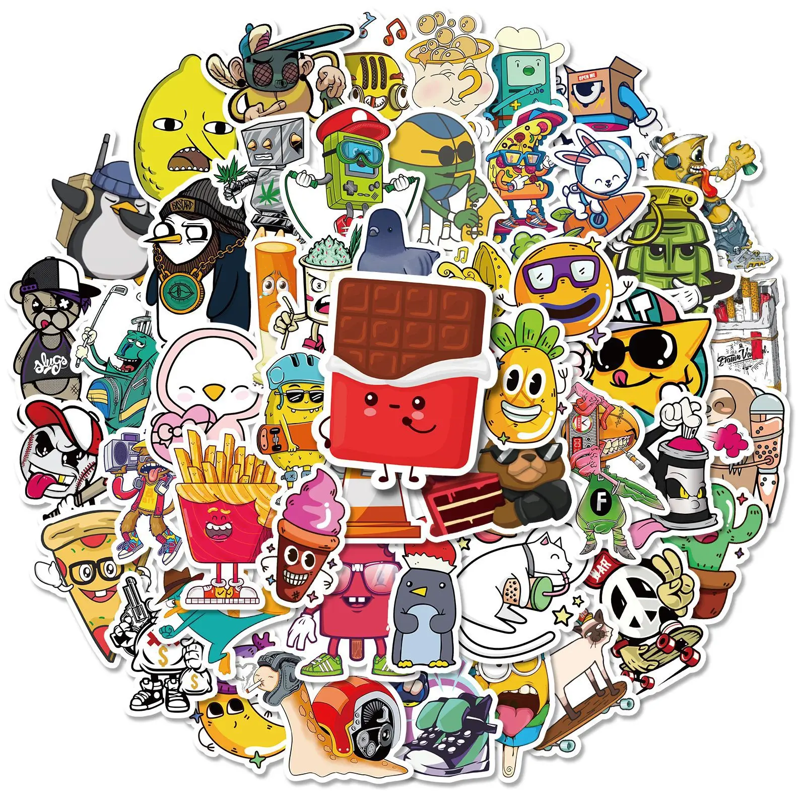 10/30/50 Mixed Popular Culture Cartoon Graffiti Stickers DIY Skateboard Fridge Guitar Motorcycle Waterproof Sticker Toys
10/30/50 Mixed Popular Culture Cartoon Graffiti Stickers DIY Skateboard Fridge Guitar Motorcycle Waterproof Sticker Toys