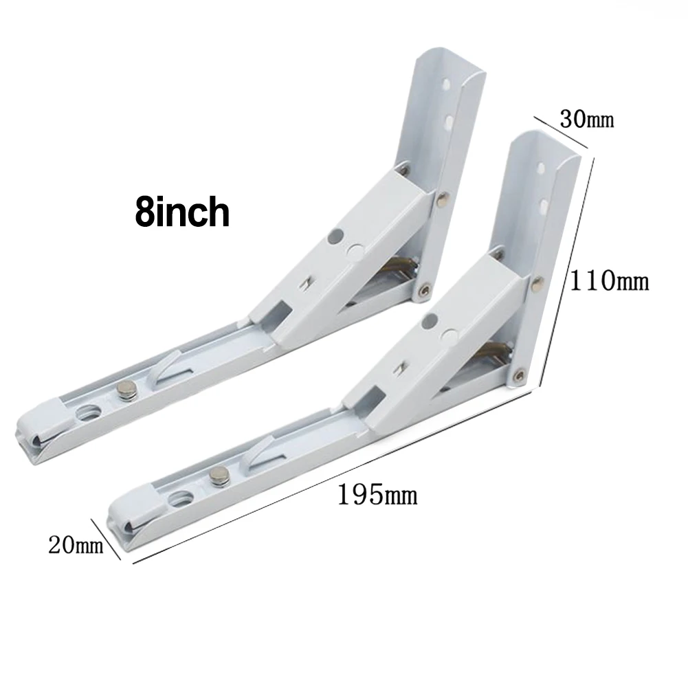 2PCS Set Black/White Triangle Folding Bracket Heavy Duty and Resistant to Rust and Water Maximum Bearing Weight of 60KG
2PCS Set Black/White Triangle Folding Bracket Heavy Duty and Resistant to Rust and Water Maximum Bearing Weight of 60KG
