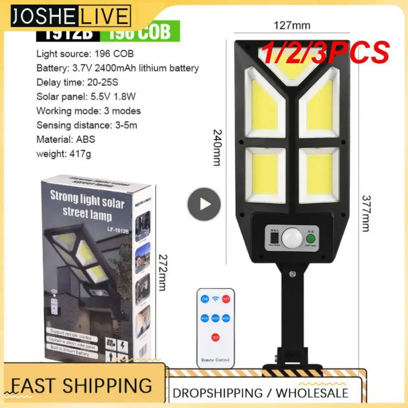 1/2/3PCS High Power Outdoor Solar Led Light Powerful Rechargeable Solar Lamps Super Bright 9000Lumen Waterproof Motion Sensor
1/2/3PCS High Power Outdoor Solar Led Light Powerful Rechargeable Solar Lamps Super Bright 9000Lumen Waterproof Motion Sensor