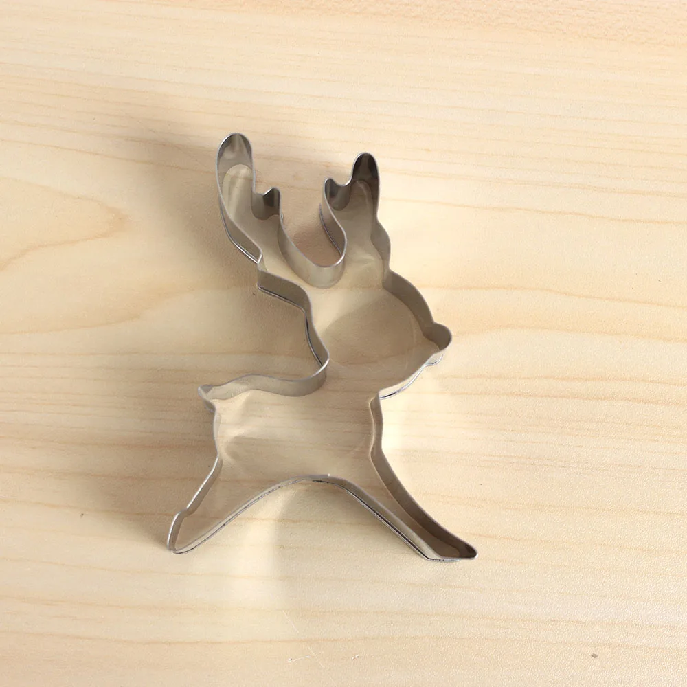 1pc Christmas Reindeer Mold Metal Sugarcraft Cookie Cutter Fondant Cake Decor Biscuit Pastry Mould
1pc Christmas Reindeer Mold Metal Sugarcraft Cookie Cutter Fondant Cake Decor Biscuit Pastry Mould