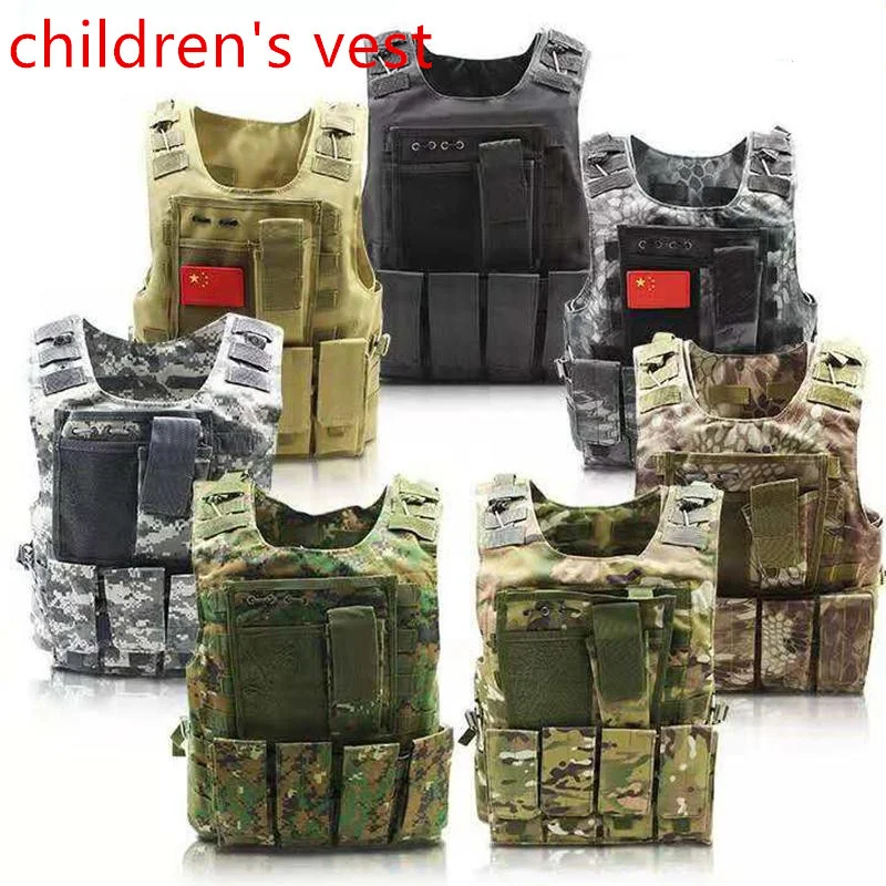 Summer Camp Kid's Combat Training Vest Children Outdoor CS Airsoft Paintball Shooting Protect Gear Camouflage Tactical Waistcoat
Summer Camp Kid's Combat Training Vest Children Outdoor CS Airsoft Paintball Shooting Protect Gear Camouflage Tactical Waistcoat