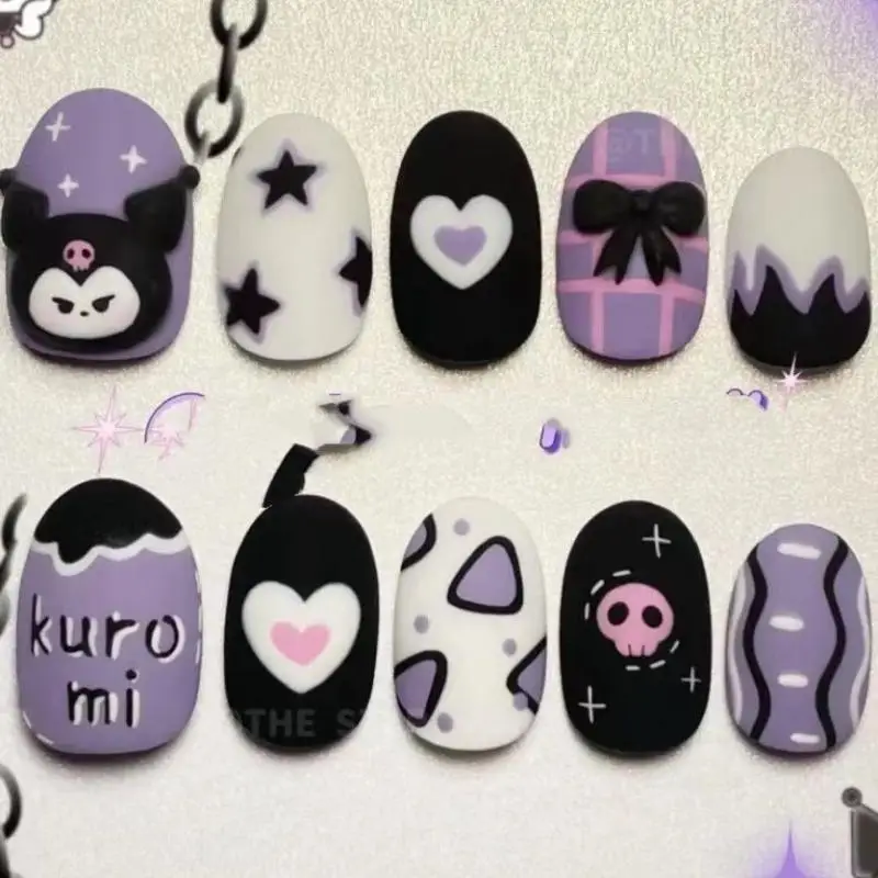 Kawaii Sanrios Nail Art Patches Cute Kuromi Cartoon Anime Diy Detachable Nail Art Finished Accessories Toys for Girls Gifts
Kawaii Sanrios Nail Art Patches Cute Kuromi Cartoon Anime Diy Detachable Nail Art Finished Accessories Toys for Girls Gifts