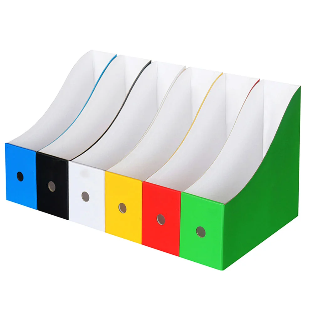 6 Pcs Book Box Magazine Organizer Storage Rack Bookshelf File Container Desk Paper Desktop Document Office Shelves
6 Pcs Book Box Magazine Organizer Storage Rack Bookshelf File Container Desk Paper Desktop Document Office Shelves