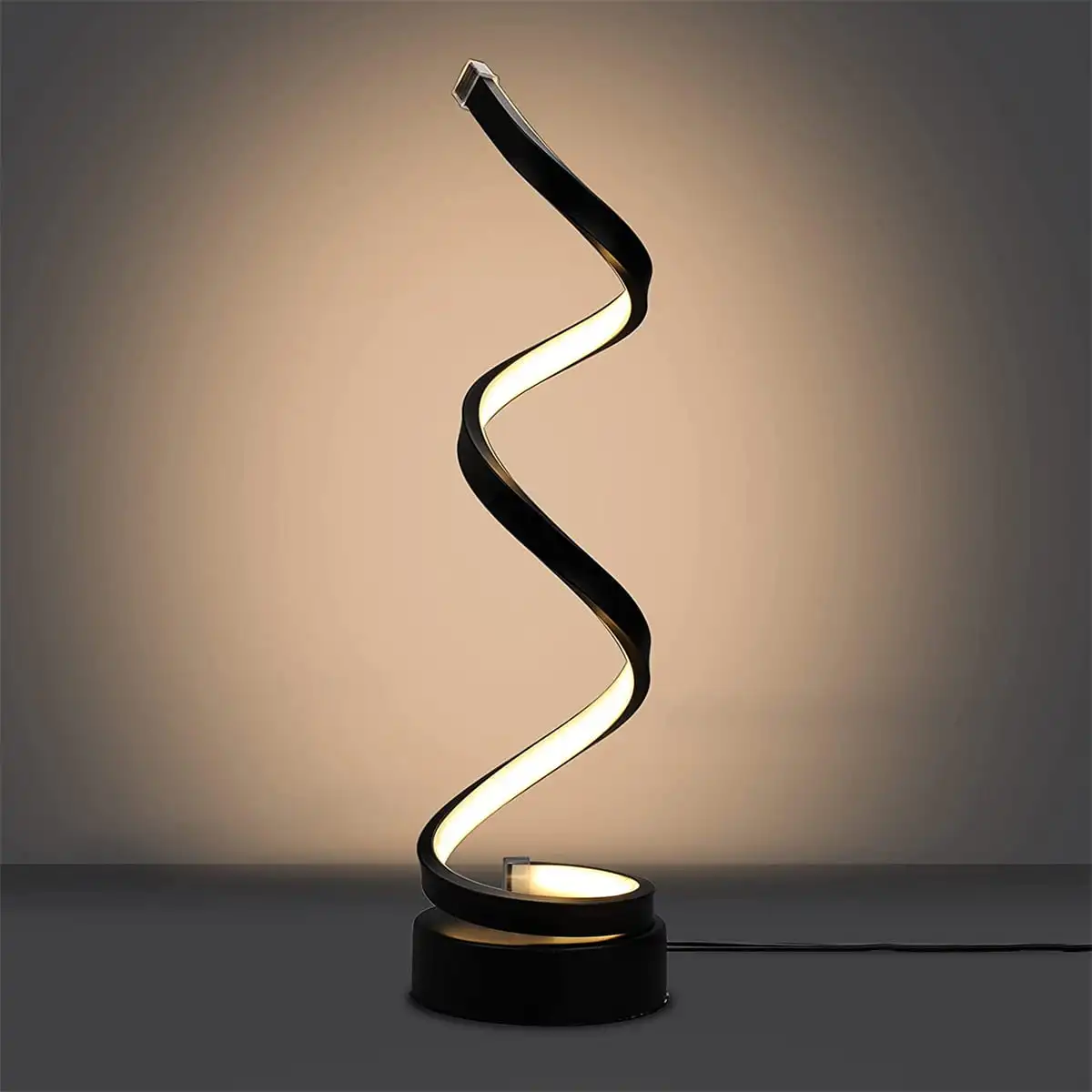Spiral LED Desk Lamp, Curved Table Lamp, Modern Minimalist Lighting Design, 17W 3 Color Temperature LED Table Lamp, Modern Lamp
Spiral LED Desk Lamp, Curved Table Lamp, Modern Minimalist Lighting Design, 17W 3 Color Temperature LED Table Lamp, Modern Lamp