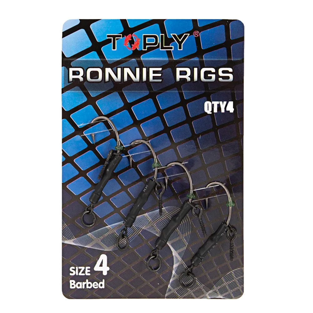 4pcs Ready Rigs Ready Tied Ronnie Rigs Accessories Carbon Steel Fishing Tackle With Barbed/Barbless Hook Durable
4pcs Ready Rigs Ready Tied Ronnie Rigs Accessories Carbon Steel Fishing Tackle With Barbed/Barbless Hook Durable