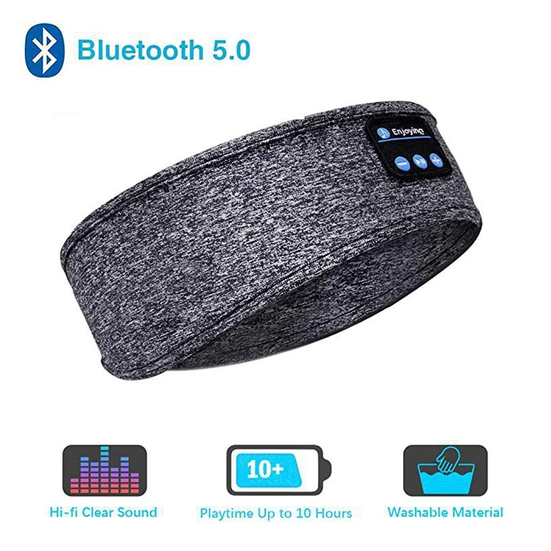 Беспроводные наушники Bluetooth, спортивные наушники для сна и музыки, тонкие мягкие эластичные наушники, съемная маска для глаз
Беспроводные наушники Bluetooth, спортивные наушники для сна и музыки, тонкие мягкие эластичные наушники, съемная маска для глаз