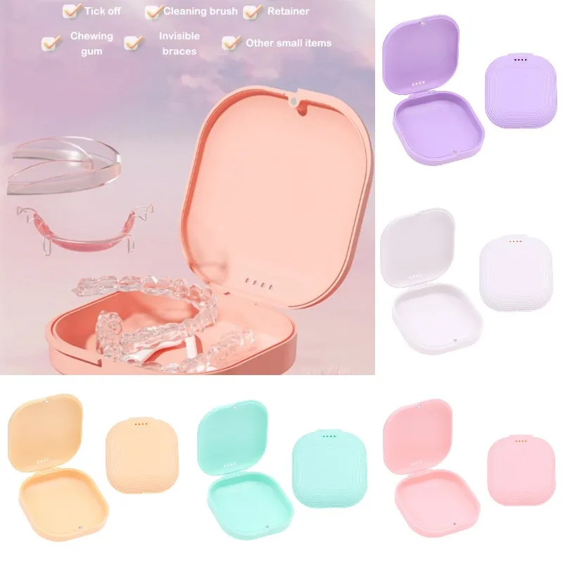 7 Colors Fake Teeth Orthodontic Case Dental Retainer Mouth Guard Denture Storage Plastic Box Oral Hygiene Supplies Organizer
7 Colors Fake Teeth Orthodontic Case Dental Retainer Mouth Guard Denture Storage Plastic Box Oral Hygiene Supplies Organizer