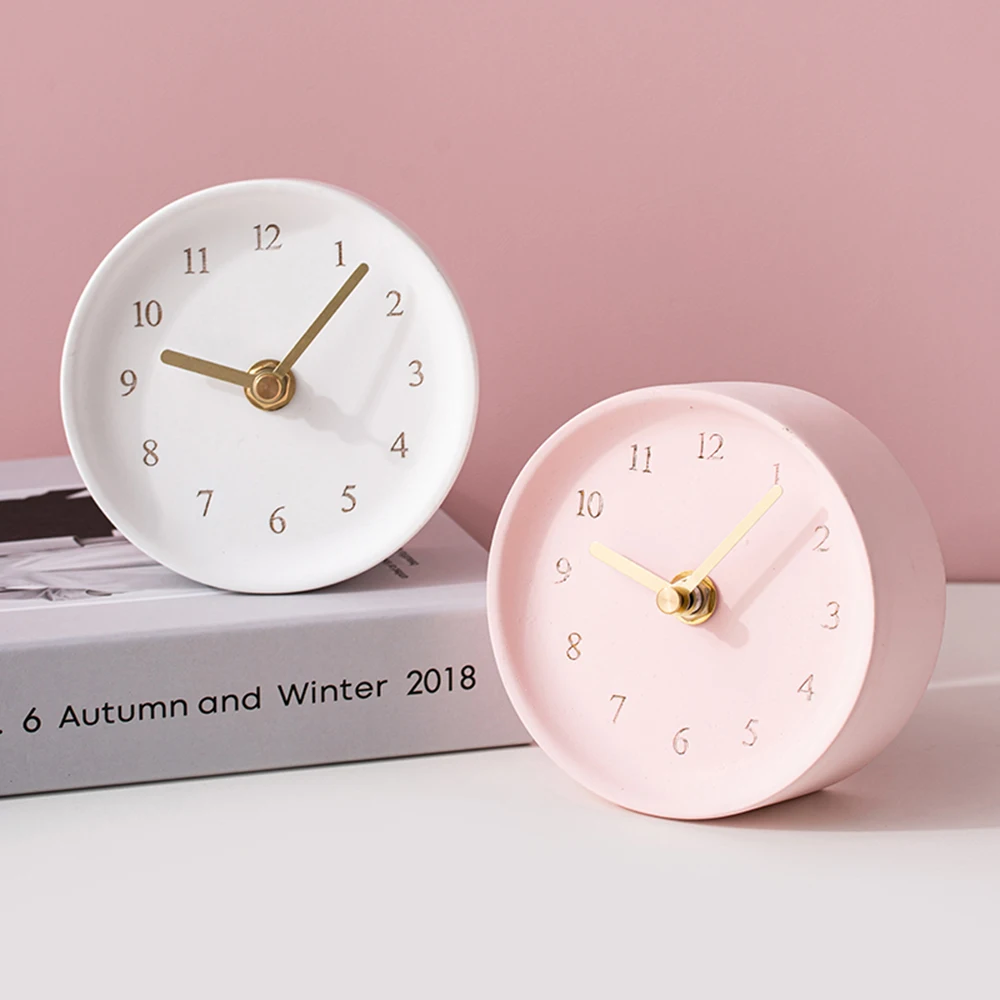 Modern Home Decor Alarm Clock Bedroom Decoration Accessories Round Ceramic Decor Room Decoration Clocks Home Decoration
Modern Home Decor Alarm Clock Bedroom Decoration Accessories Round Ceramic Decor Room Decoration Clocks Home Decoration
