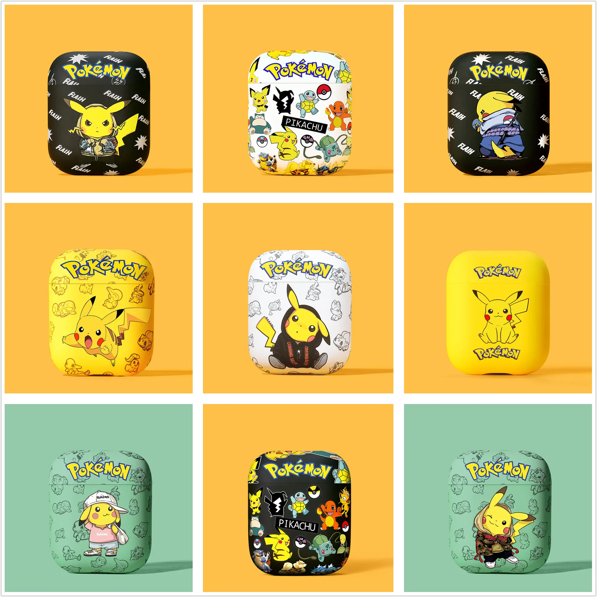 New For Airpods 1 2 Case Pokemon Cartoon Pikachu Bluetooth Wireless Headset Airpods Pro Cover Accessories Case
New For Airpods 1 2 Case Pokemon Cartoon Pikachu Bluetooth Wireless Headset Airpods Pro Cover Accessories Case