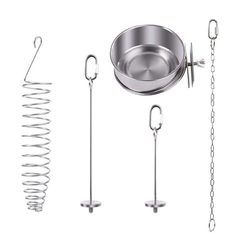 Bird Parrot Holders Fruit Feeder Skewer Hanging Holder Stainless Steel Feeding Skewer for Cockatoo Treat
Bird Parrot Holders Fruit Feeder Skewer Hanging Holder Stainless Steel Feeding Skewer for Cockatoo Treat