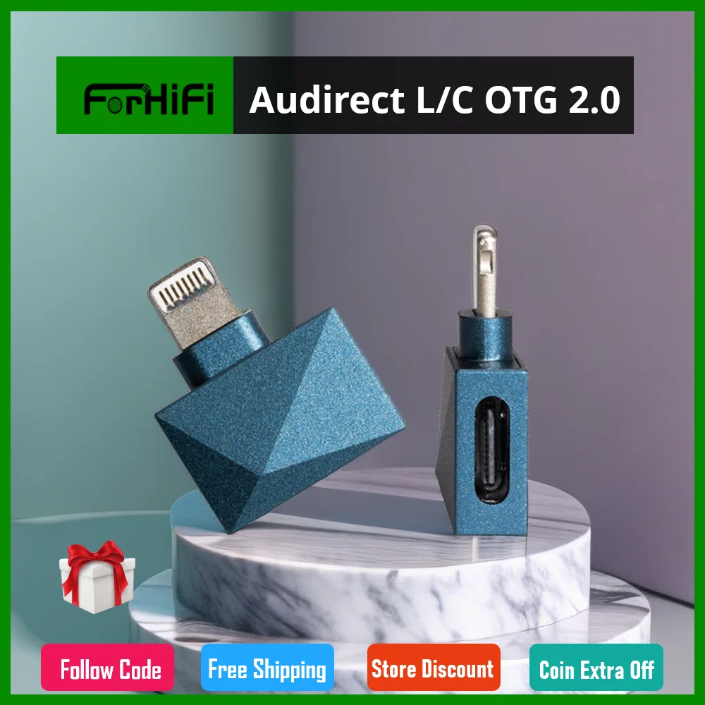 

Audirect L/C OTG 2,0 USB OTG с разъемом Lightning на Type C для iPhone DAC Декодер Усилитель для наушников