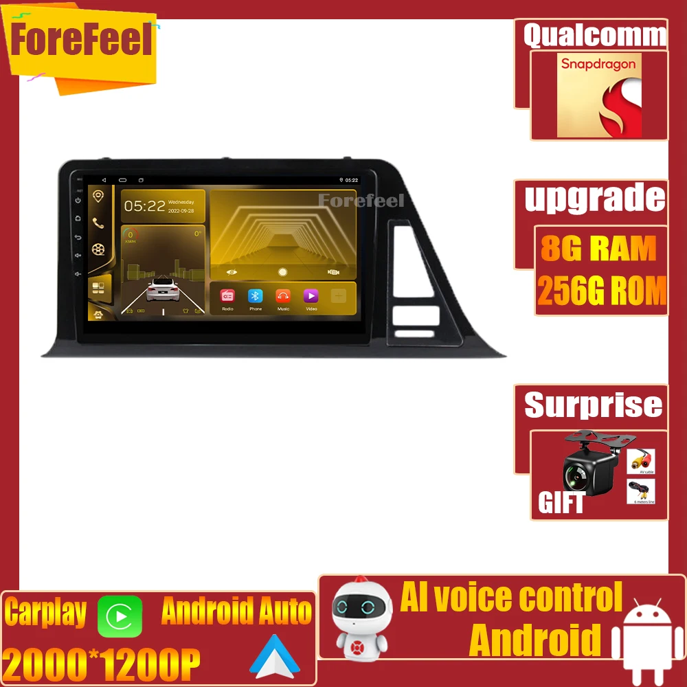 Qualcomm Android For Toyota C-HR CHR 2016-2020 Monitor Screen Multimedia Stereo Radio Player Navigation Autoradio Bluetooth
Qualcomm Android For Toyota C-HR CHR 2016-2020 Monitor Screen Multimedia Stereo Radio Player Navigation Autoradio Bluetooth
