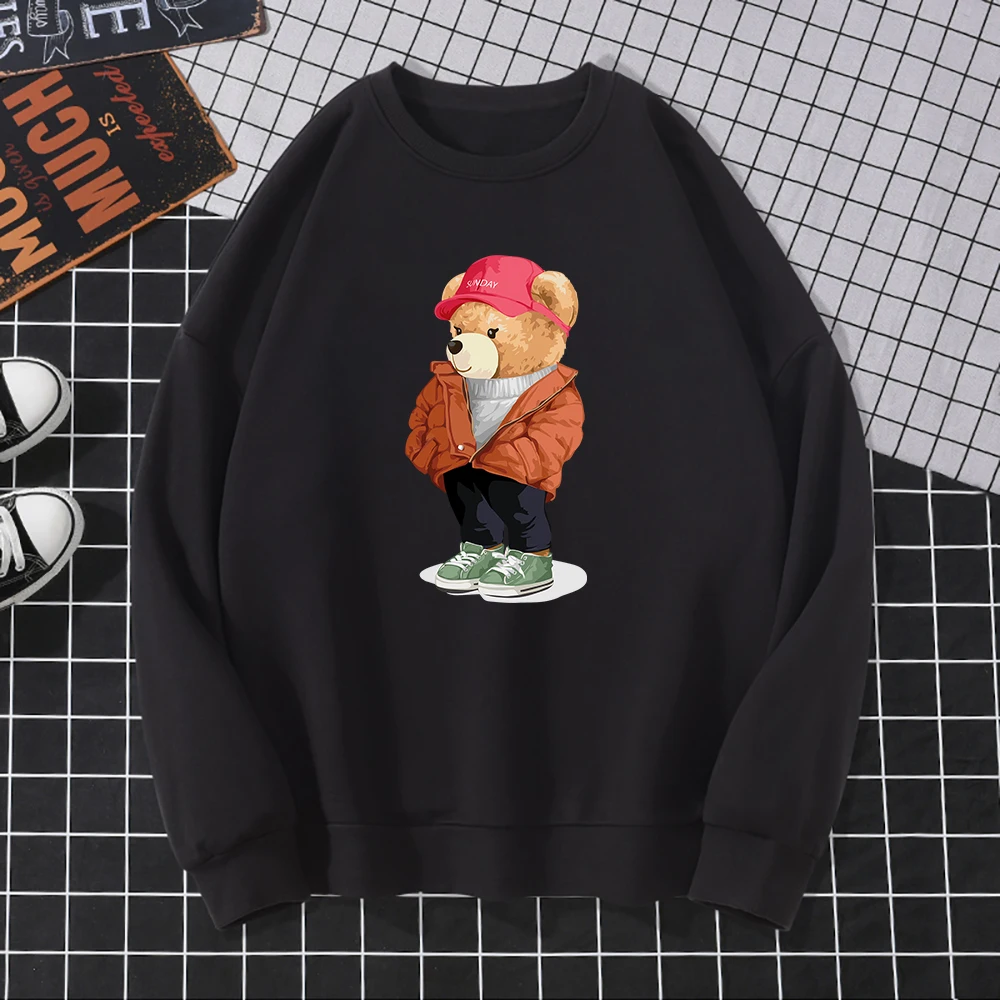 Street Fashion teddy Bear's Clothing Printing Hoodie Women Street Fleece Hoody Hipster Fit Sweatshirt hip hop Oversized Tops
Street Fashion teddy Bear's Clothing Printing Hoodie Women Street Fleece Hoody Hipster Fit Sweatshirt hip hop Oversized Tops