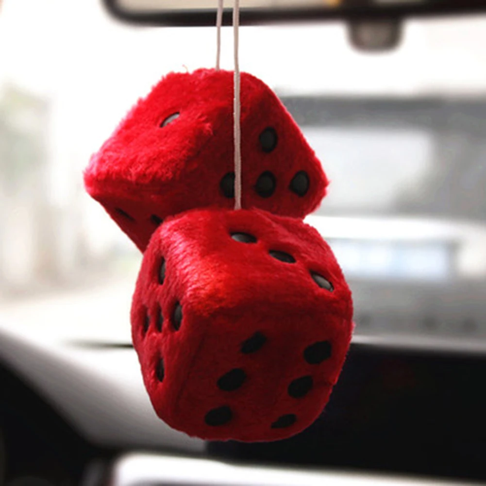 Car-Styling Fuzzy Dice Dots Rear View Mirror Hanger Decoration Auto Accessories Interior Car Plush Dice Car Ornaments Loving
Car-Styling Fuzzy Dice Dots Rear View Mirror Hanger Decoration Auto Accessories Interior Car Plush Dice Car Ornaments Loving