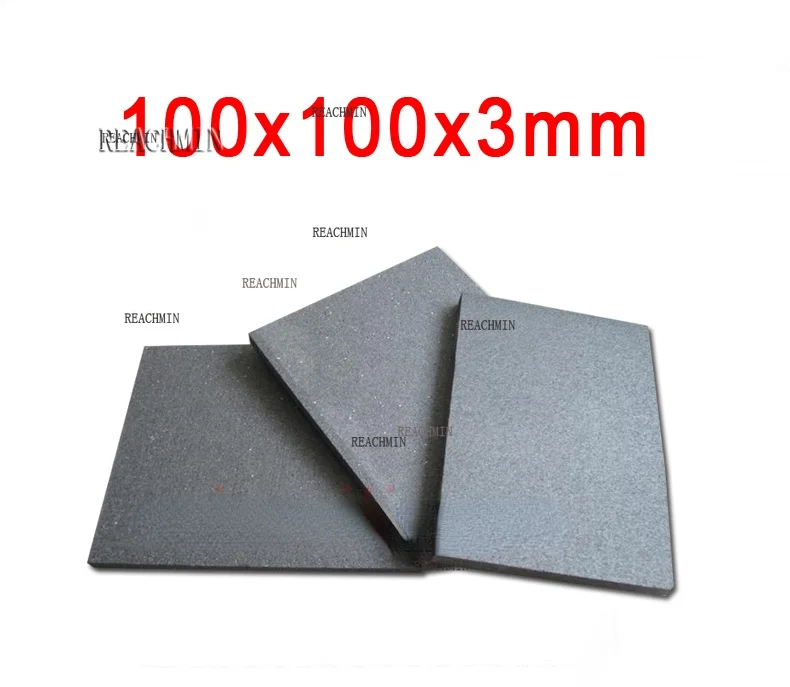 3mm thickness 100x100x3mm graphite plate Rubber graphite board graphite cake electrolytic plate graphite electrode anode
3mm thickness 100x100x3mm graphite plate Rubber graphite board graphite cake electrolytic plate graphite electrode anode