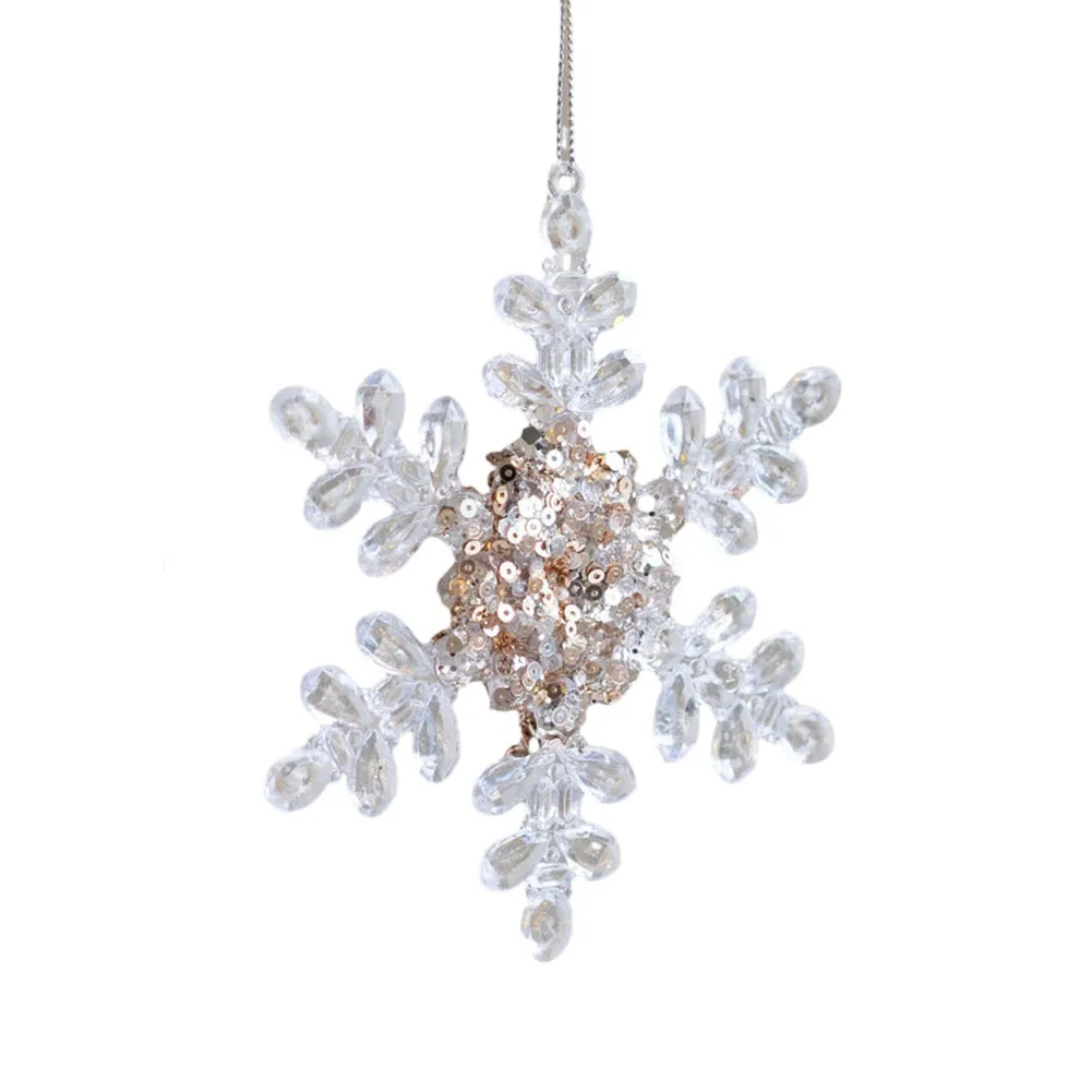 Enhance the festive vibe with Christmas snowflake sequins acrylic pendant durable and practical great for bars and clubs
Enhance the festive vibe with Christmas snowflake sequins acrylic pendant durable and practical great for bars and clubs