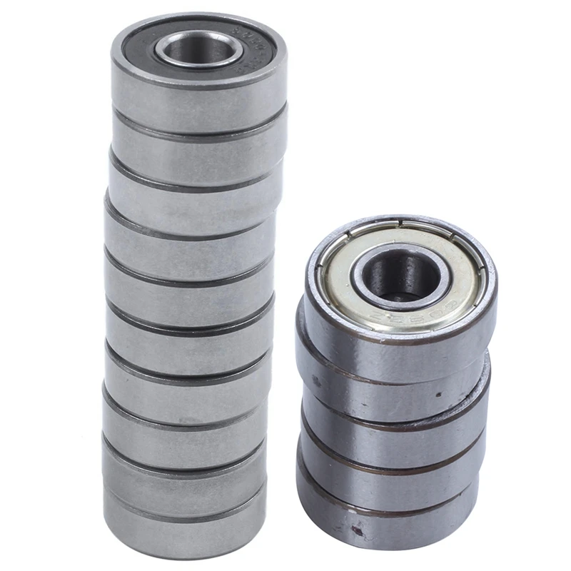 10Pcs 6000RS Shielded Deep Groove Radial Ball Bearings 10Mmx26mmx8mm & 15Pcs 608ZZ Double Shielded Bearings
10Pcs 6000RS Shielded Deep Groove Radial Ball Bearings 10Mmx26mmx8mm & 15Pcs 608ZZ Double Shielded Bearings