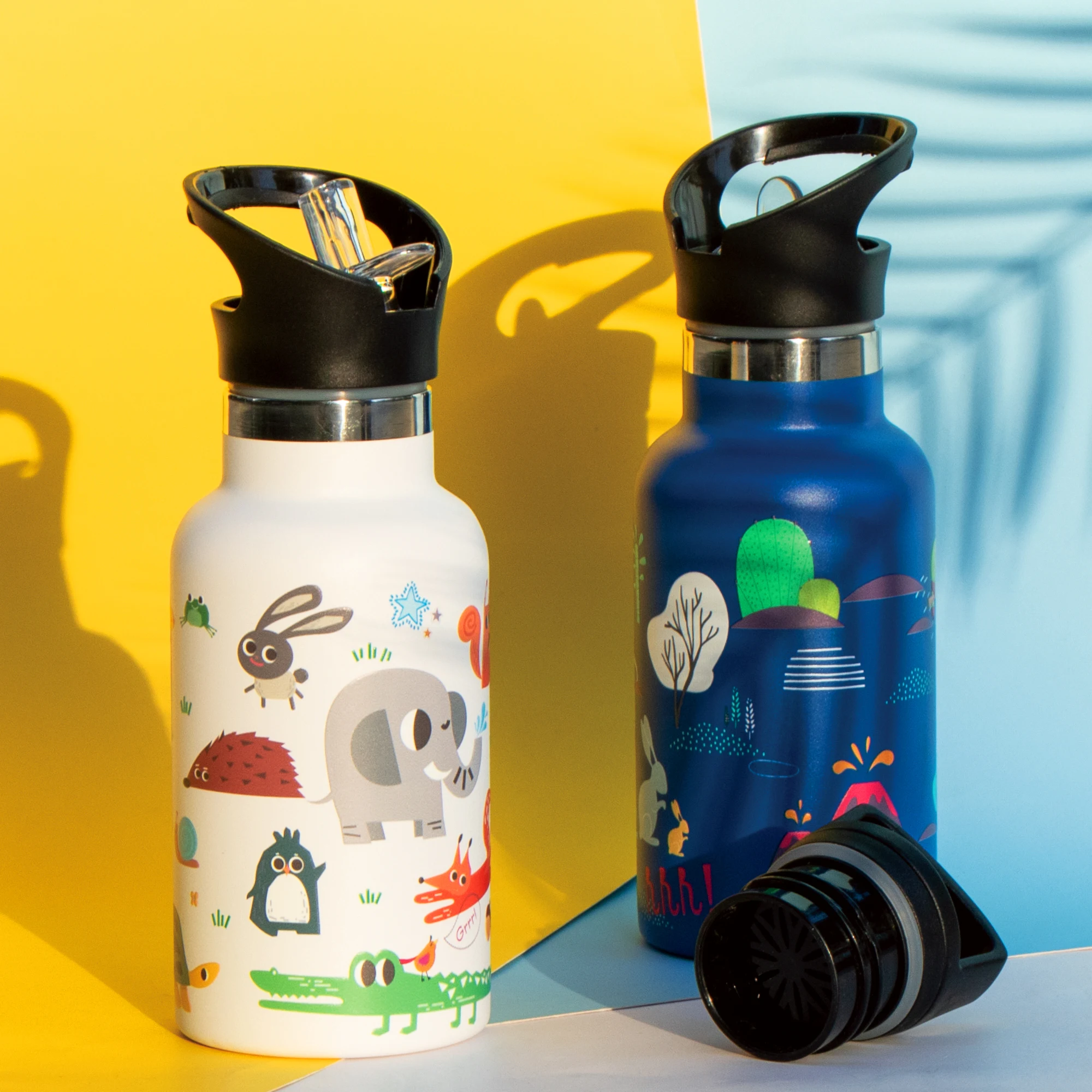 FUNUS Stainless Steel Kids Insulated Water Bottle With Straw Durable Metal Material For School Sports BPA-free Spill Proof Two L
FUNUS Stainless Steel Kids Insulated Water Bottle With Straw Durable Metal Material For School Sports BPA-free Spill Proof Two L