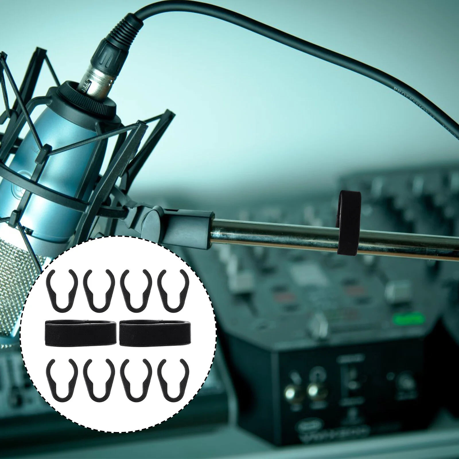 Pole Durable Cable Clamp Storage Organizer Microphone Stand Clamps Plastic Cord
Pole Durable Cable Clamp Storage Organizer Microphone Stand Clamps Plastic Cord