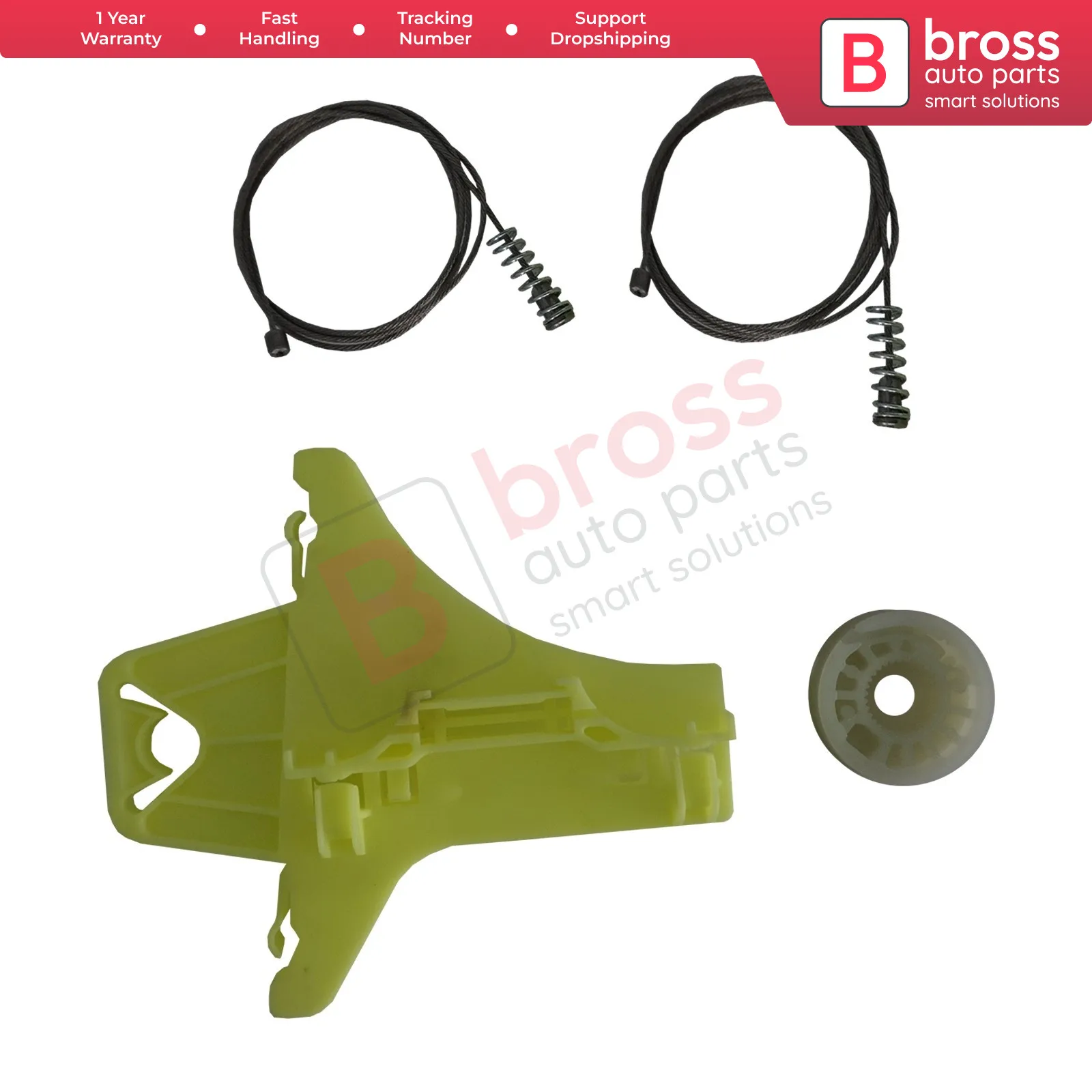 Bross Auto Parts BWR1083 Electrical Power Window Regulator Repair Kit Rear Left Door for VW Tiguan (5N) 2007-On Ship From Turkey
Bross Auto Parts BWR1083 Electrical Power Window Regulator Repair Kit Rear Left Door for VW Tiguan (5N) 2007-On Ship From Turkey