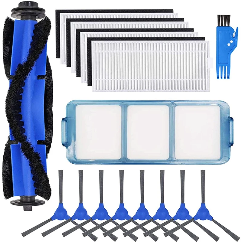Replacement Main Brush Side Brush Filters Mop Cloths for Eufy 11S RoboVac 30 Vacuum Cleaner Accessories
Replacement Main Brush Side Brush Filters Mop Cloths for Eufy 11S RoboVac 30 Vacuum Cleaner Accessories