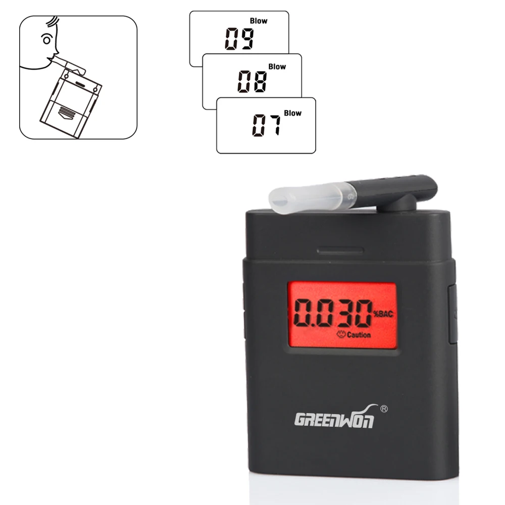 2021 New Digital Breath Alcohol Tester Mini Professional Police AT6000 Alcohol Tester Breath Drunk Driving Analyzer LCD Screen
2021 New Digital Breath Alcohol Tester Mini Professional Police AT6000 Alcohol Tester Breath Drunk Driving Analyzer LCD Screen