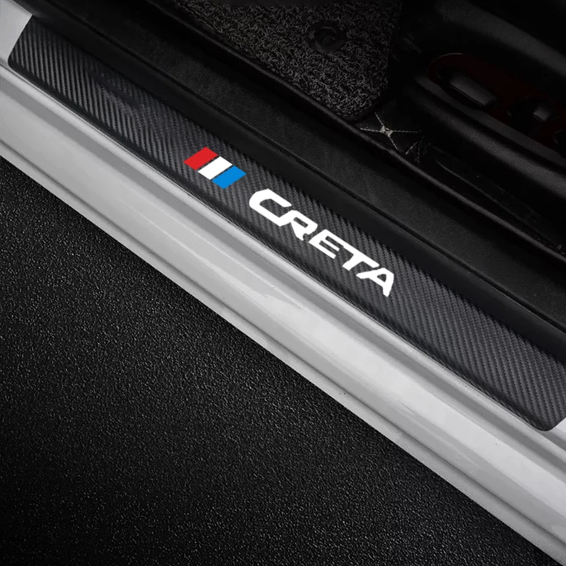 For Hyundai Creta ix25 2020 mats Car Sticker 4 pcs car door sill protector leather carbon fiber vinyl stickers Car Accessories
For Hyundai Creta ix25 2020 mats Car Sticker 4 pcs car door sill protector leather carbon fiber vinyl stickers Car Accessories