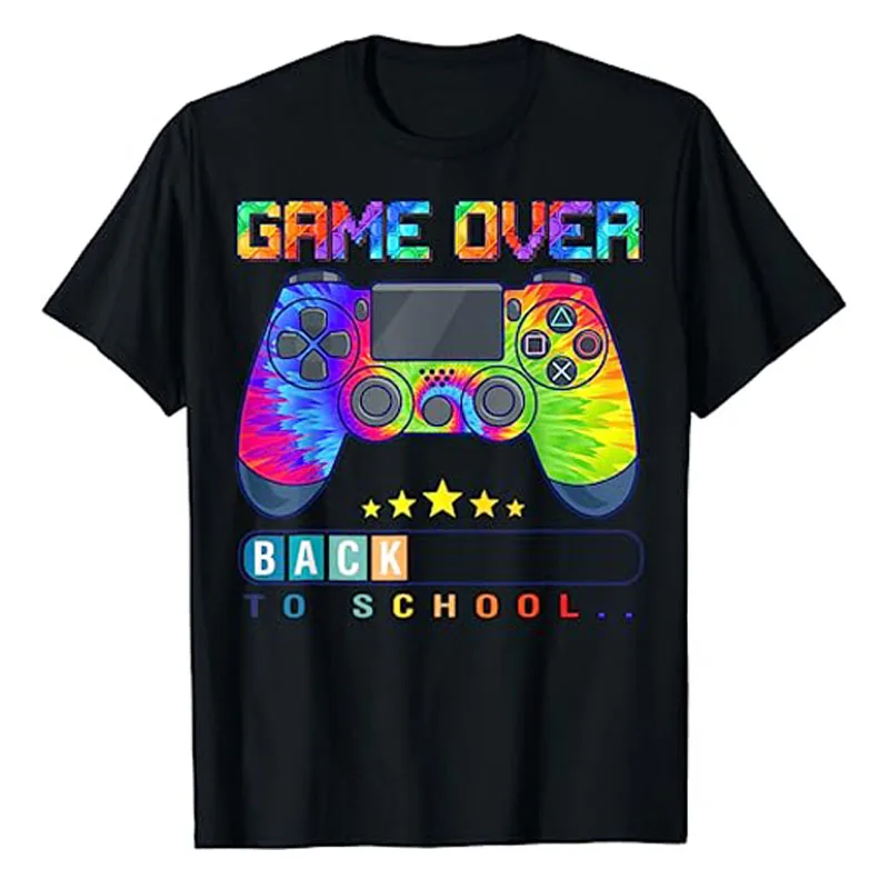 Футболка Game Over Back To School, Забавная детская футболка для первого дня школы, Юмористическая игровая графическая футболка, топы, блузки с коротким рукавом, подарки
Футболка Game Over Back To School, Забавная детская футболка для первого дня школы, Юмористическая игровая графическая футболка, топы, блузки с коротким рукавом, подарки