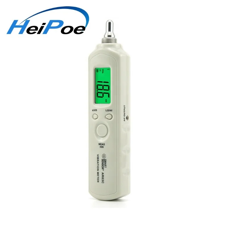 Portable Digital Vibrometer AC Output 9V Battery Vibration Meter Analyzer AR63C
Portable Digital Vibrometer AC Output 9V Battery Vibration Meter Analyzer AR63C